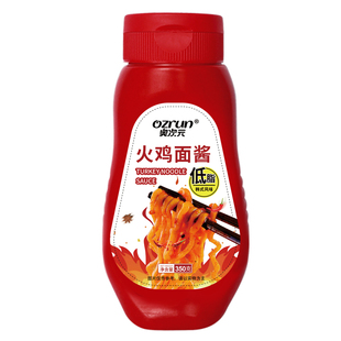 韩国低脂火鸡面酱三0养火鸡面酱低脂肪非低卡韩式瓶装拌饭拌面酱
