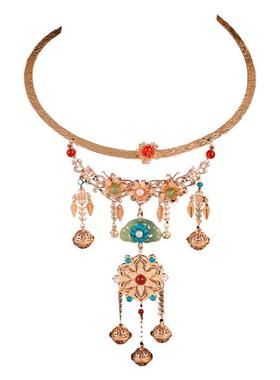 古风明制吊坠流苏项圈