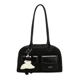 南风Chio2nd 黑天鹅枕头包包女2025新款轻奢小众高级感手提单肩包