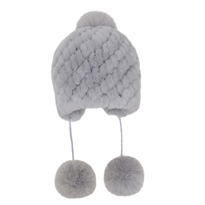 护耳帽可爱女秋冬季獭兔毛