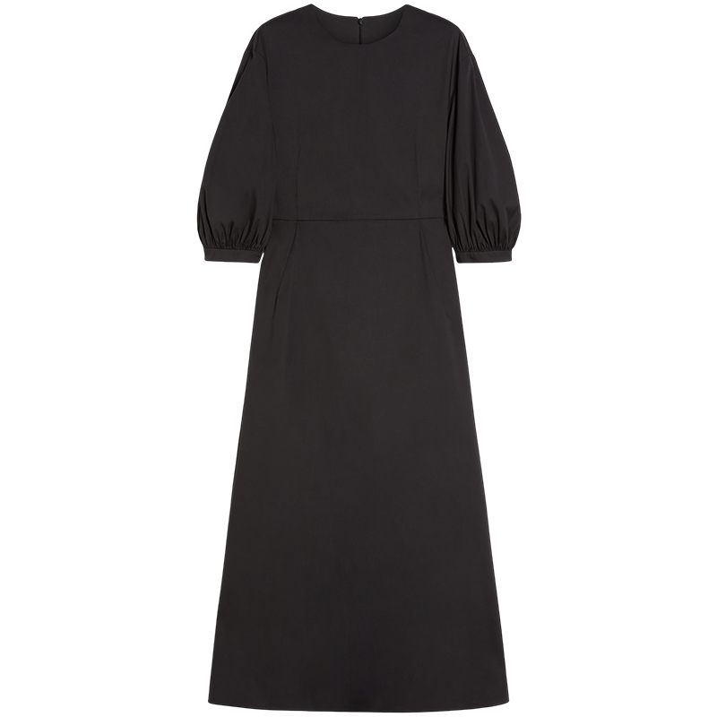 MaxMara 2025春夏新品女装长款圆领连衣裙9221045106&