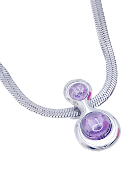 钛钢自由拼接锁骨链女款先锋设计