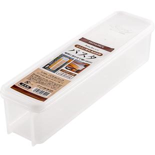 真田精工家用厨房挂面保鲜盒意面收纳盒塑料长方形密封冰箱面条盒
