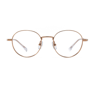 高度近视眼镜框男女侧颜眼镜超轻小框可配度数纯钛圆框小脸眼镜架