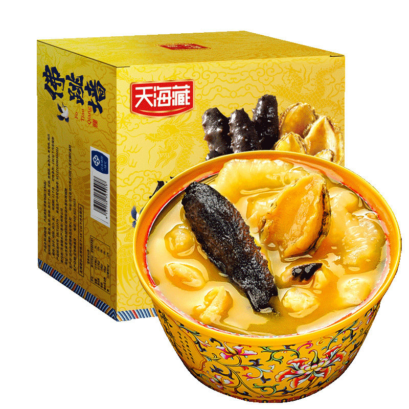 天海藏正品6罐佛跳墙加热即食金汤240g/罐海参鲍鱼花胶海鲜团圆菜