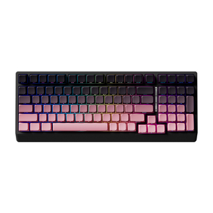 YG98黑莓侧刻机械键盘无线蓝牙三模98配列电竞游戏专用办公静音轴