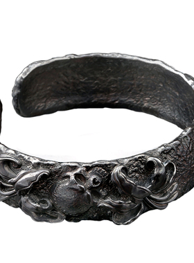 刻骨永恒彼岸花纯银可定制手镯