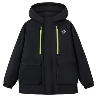 【锁温防水】匡威儿童装男童风衣加绒2025秋冬新款女童防风外套潮