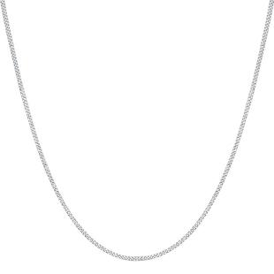 梦金园铂金项链女款PT950白金正品侧身链颈链锁骨链配吊坠素链