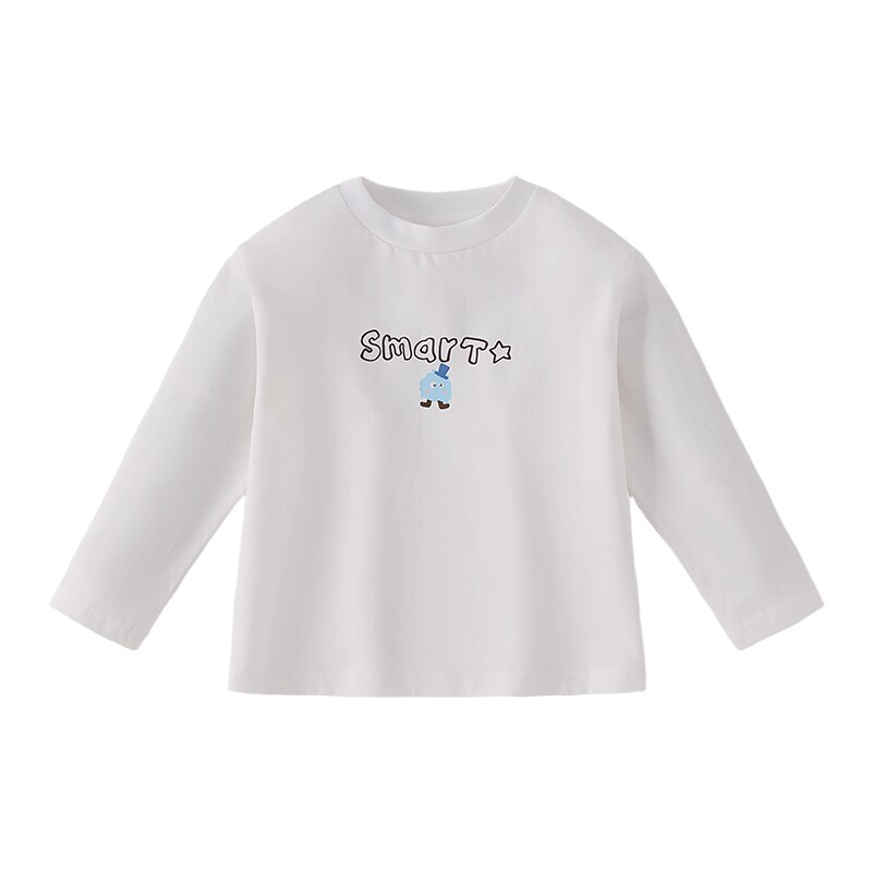 jellybaby女童长袖t恤2026秋季新款男童衣服休闲宝宝秋装儿童上衣