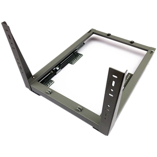 橱柜拉篮导轨调味篮轨道刀架专用滑轨三节滑道底装 阻尼轨道