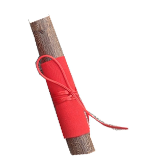 桃木枝 纯手工绑红绳红布随身小挂件 桃树枝 桃木枝子桃木棒原木