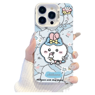 适用chiikawa苹果17promax手机壳iPhone17plus乌萨奇16可爱12新款15小八13mini周边8可爱14女款xr卡通xs套x/7