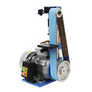 泉四季915小型砂带机台式工业级立式金属抛光打磨机电动磨刀神器