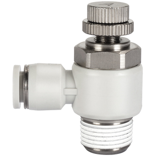 亚德客AIRTAC气缸限出可调节流阀PSL4/6/8/10/12-M5/01/02/03/04A