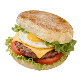 英式麦芬汉堡胚全麦面包整箱早餐营养学生速食面包胚恰巴塔三明治