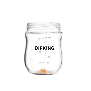 DIFKING瓶身适配于世喜婴儿玻璃/PPSU防胀气奶瓶替换瓶身盖帽配件