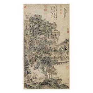 王蒙东山草堂图高清微喷