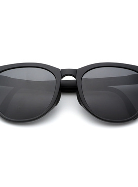 可折叠墨镜偏光太阳镜圆形男女