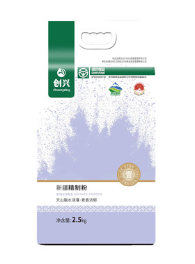 新疆创兴奇台面粉5斤中筋通用