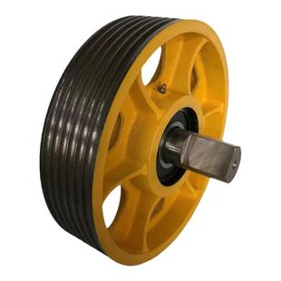 通力电梯导向轮轿顶轿底轮对重反返绳轮巨人通力日立永大420/330