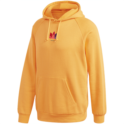 Adidas/阿迪达斯正品三叶草男子加绒保暖刺绣连帽卫衣GE6241