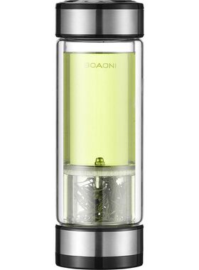 博奥尼玻璃杯商务杯茶水分离杯