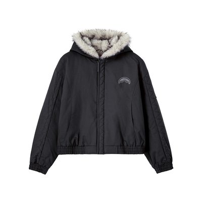 SG鲨鱼嘴毛领座山雕棉服外套