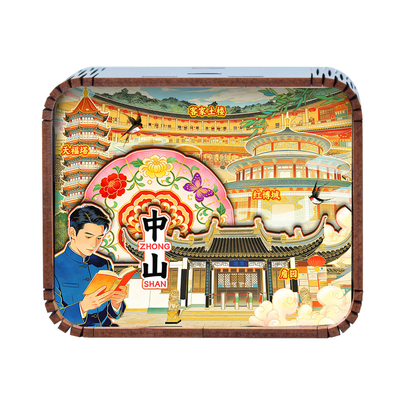 中国风木制八音盒创意礼品
