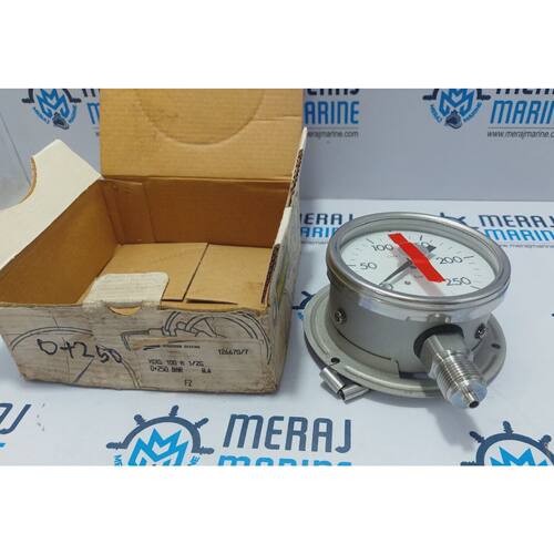 Bourdon Sedeme 1266707 Pressure Gauge MIXS 100A 12G 0250 Bar
