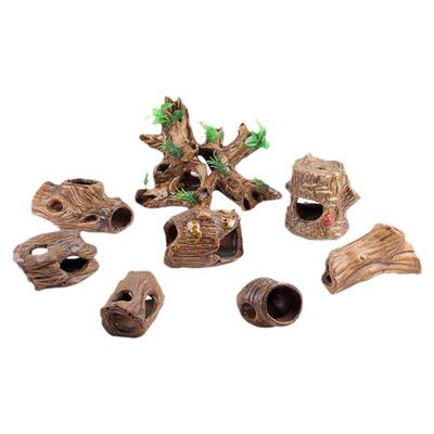 树根沉木假山石头躲避屋鱼缸造景