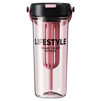 HotPlus果茶杯高颜值运动杯吸管杯茶水分离塑料水杯便携2026新款