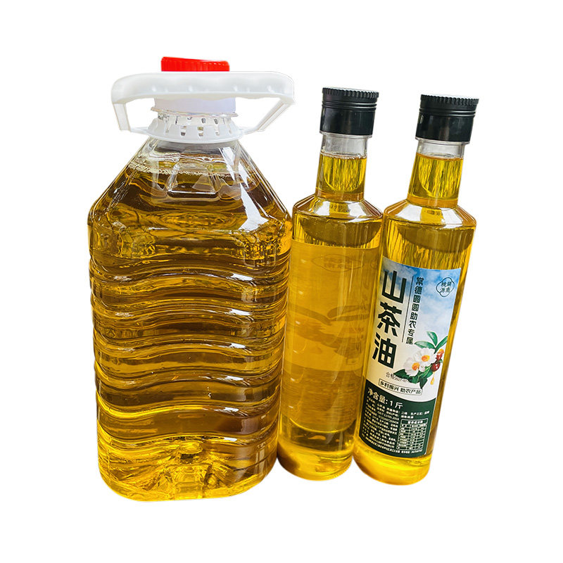 农家自榨纯正野生山茶油1-5斤湖南常德特产物理压榨山茶籽食用油
