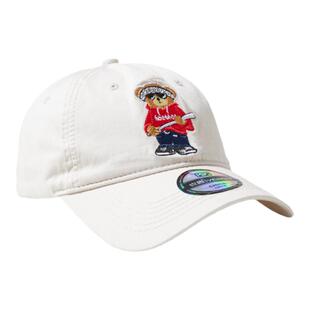 也兽棒球帽女小众设计小熊棒球棒刺绣软顶加深显脸小鸭舌帽帽子男