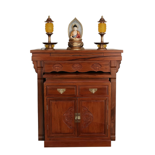 新中式佛柜佛堂实木佛堂中堂神台小供桌佛台香案家用现代供香火桌