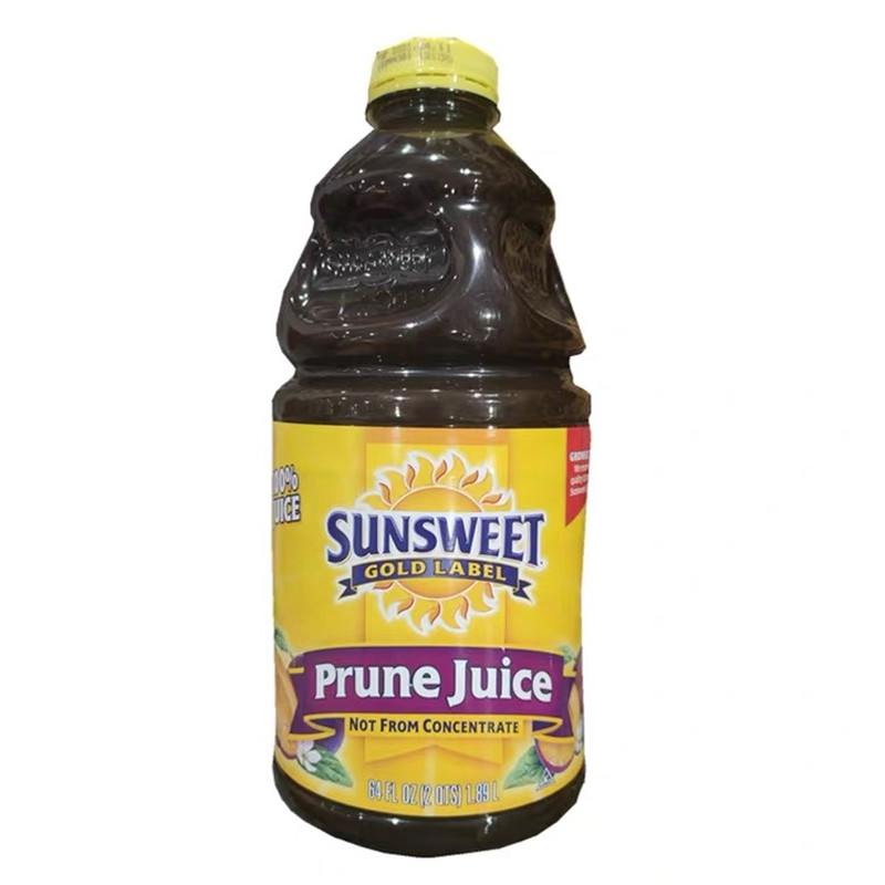 现货上海Costco日光牌Sunsweet纯西梅汁健肠排便孕妇可饮料1.89升