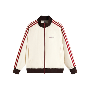 ATRY撞色条纹夹克男国潮牌美式休闲宽松立领拉链户外运动风外套女