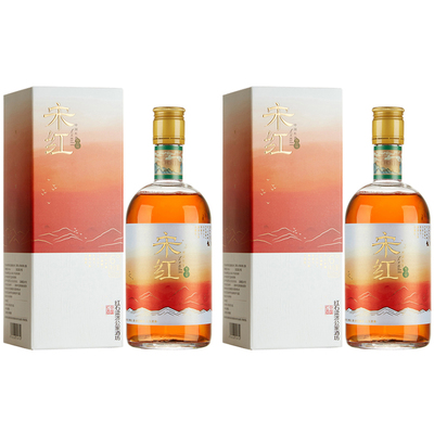 宋红中国红酒低度微醺果酒2瓶装