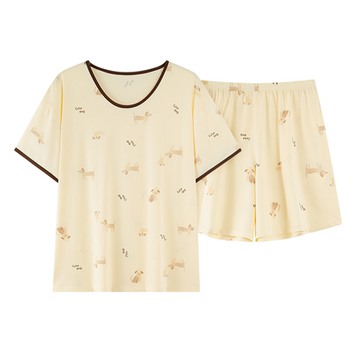 宽松大码可爱印花超柔软亲肤套装