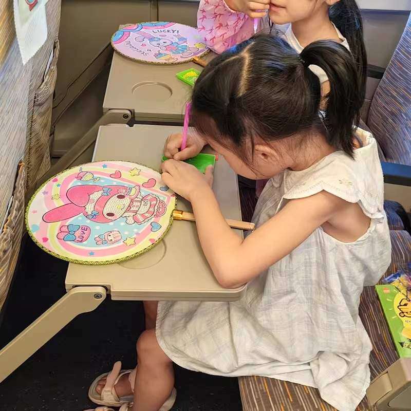 高铁火车上无聊打发时间玩具小学生手工diy便携钻石画儿童小女孩