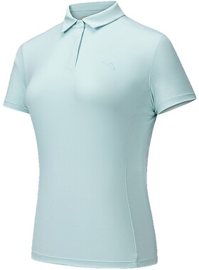 安踏冰丝polo丨翻领短袖女装秋跑步训练polo衫上衣162537104