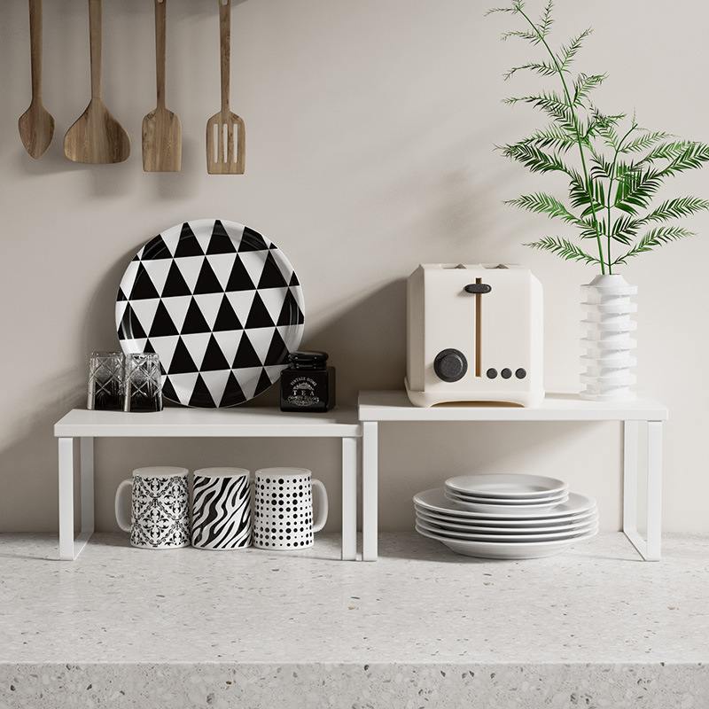 书架桌面置物架简易多层书桌上学生用办公室伸缩收纳架宿舍整理架