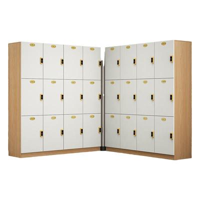 更衣柜木质原木色贴近生活员工柜