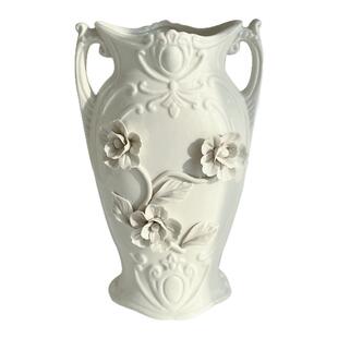 LIVETAI网红爆款复古陶瓷花瓶插花陶罐高级感虞美人假花客厅摆件