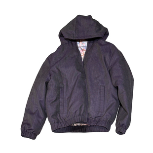 时着 95鹅绒渐变精纺羊毛Carlo机能男羽绒服连帽防寒鹅绒服可溯源