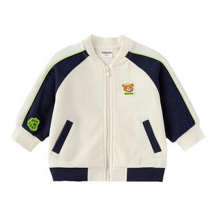 巴拉巴拉男童外套小童宝宝棒球服儿童卫衣上衣2026春装新款童装潮