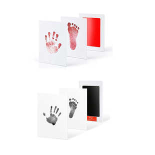 婴儿免洗安全专用印泥宝宝手脚印免洗印油新生宝宝纪念品环保印台