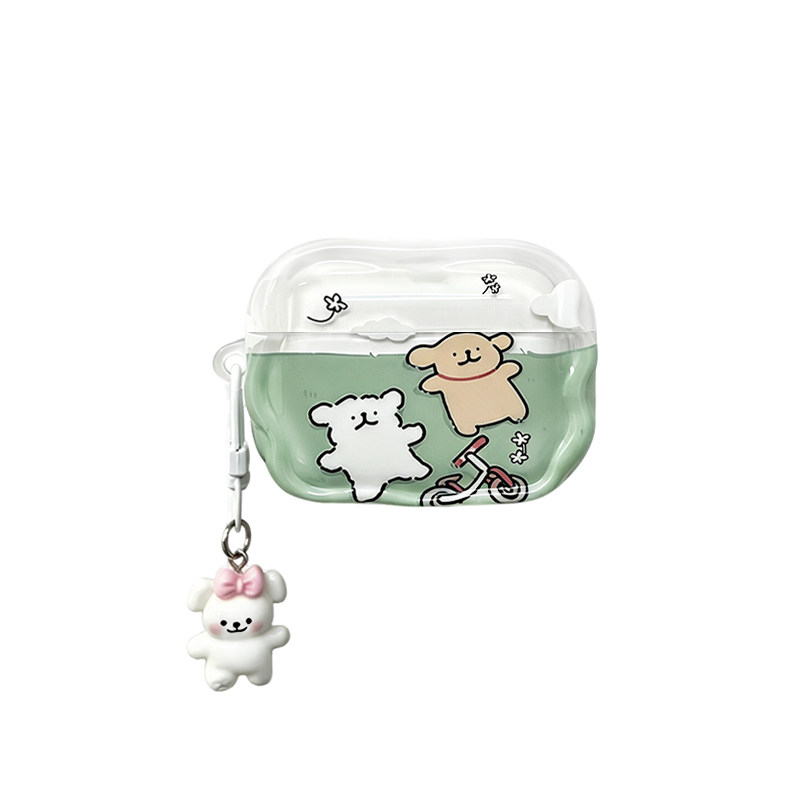 苹果AirPods4代Pro3半透明软壳