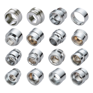 全铜水龙头螺纹转换接头净水器过滤器洗衣机龙头起泡器转接头配件