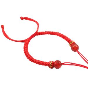 抖音网红同款红绳手链编织绳手工编织头发一缕青丝情侣手链材料包